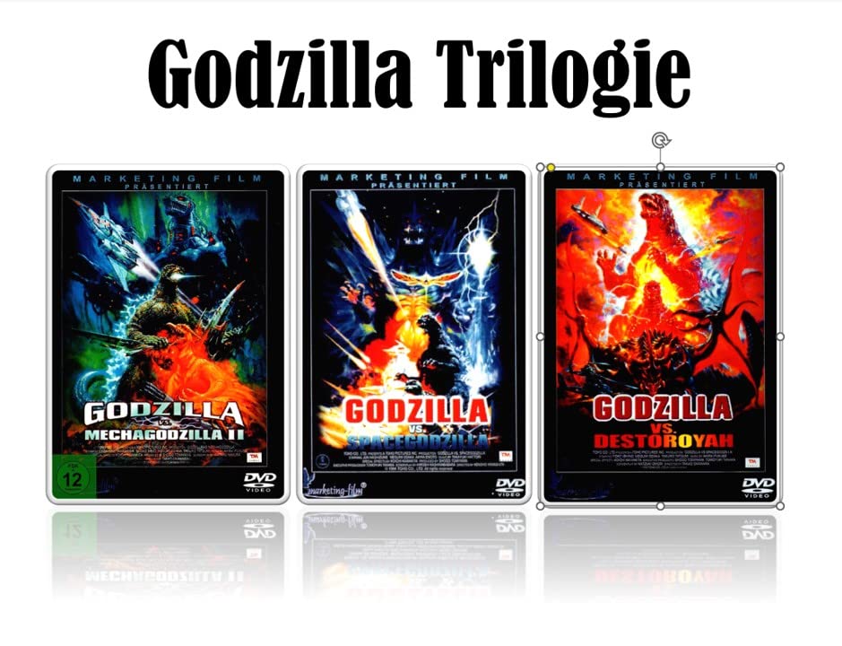 Godzilla Trilogie - Die unvergessliche Kaiju Riesen-Monster Collection (Drei Toho Studio Klassiker in einer Edition) Godzilla vs. Mechagodzilla + Spacegodzilla + Destoroyah