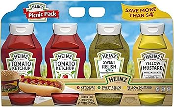 ハインツ ピクニック パック - 4 Pc。 Heinz Picnic Pack - 4 Pc. 海外直送