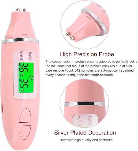 Miniatura 6 de Probador de humedad facial, probador de hidratación de la piel, analizador digital de piel, monitor de hidratación, detector de sensor de aceite de