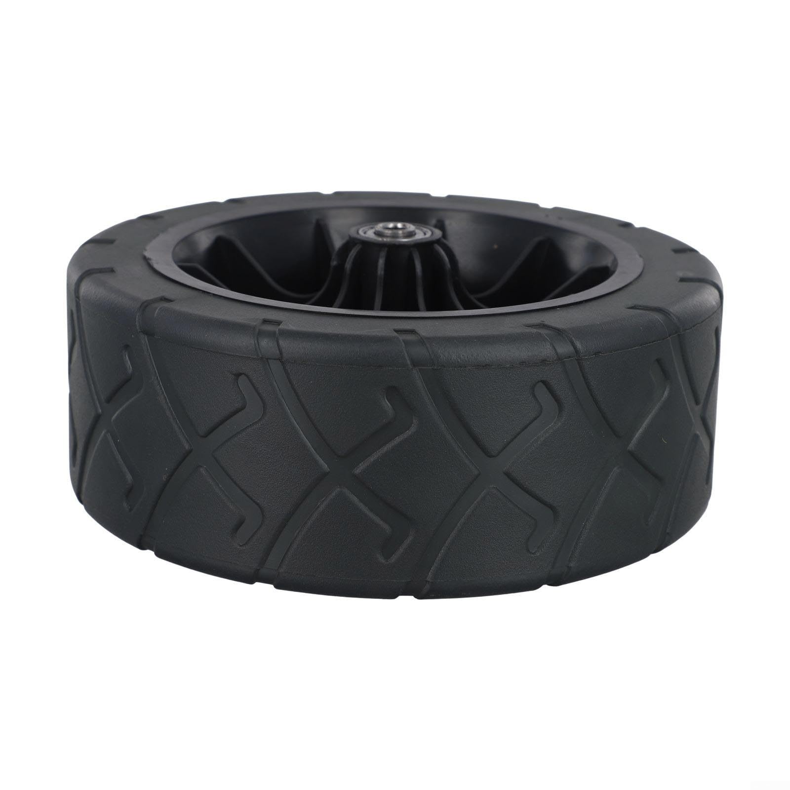Replacement Utility Wheel 8" Or 6.5" For Camping Cart, Mute Hard Glue Tire With 8mm Hole, Suitable For Beach Wagon And Stroller Repair(7cm)