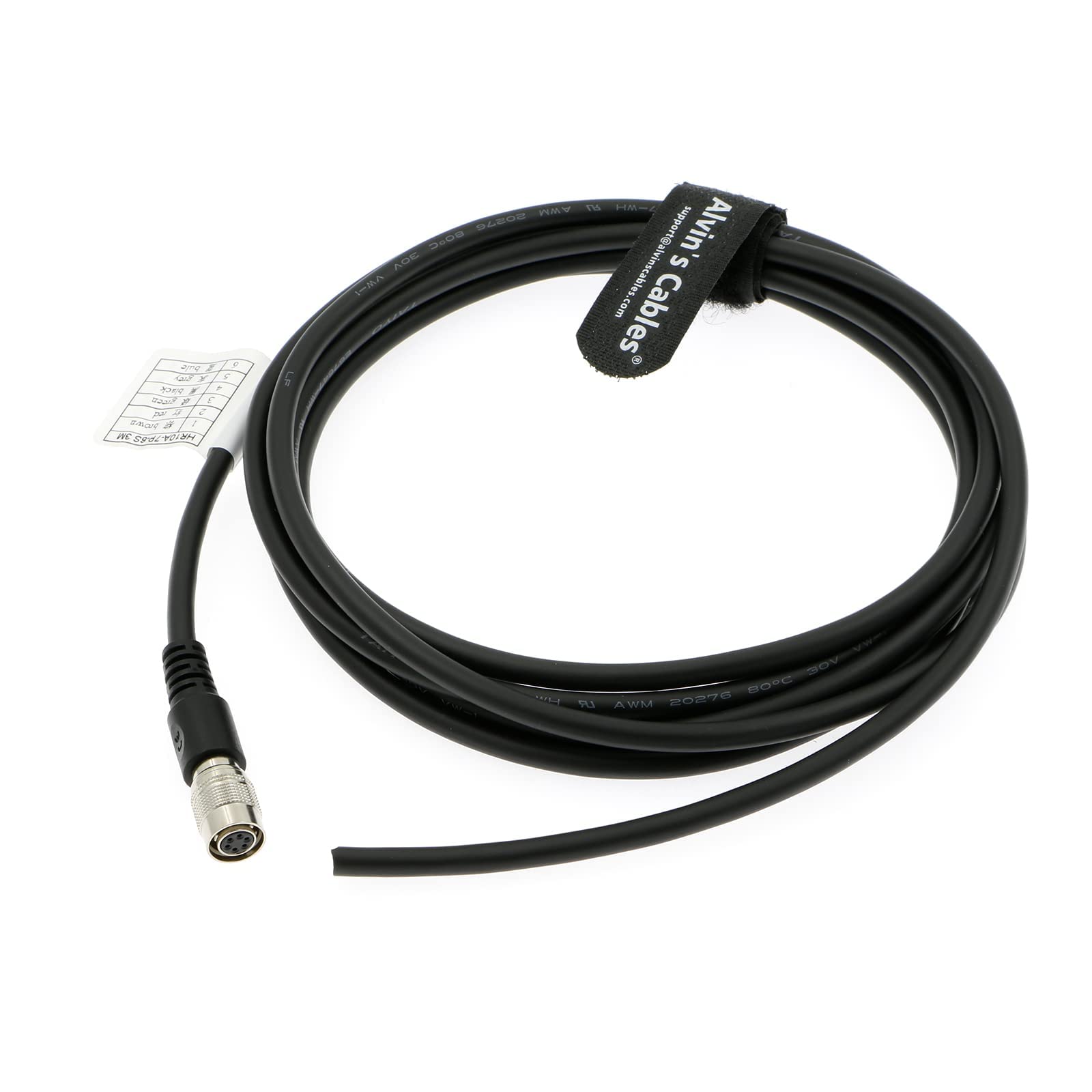 Amazon.com : Alvin's Cable Hirose 6 Pin Female HR10A-7P-6S