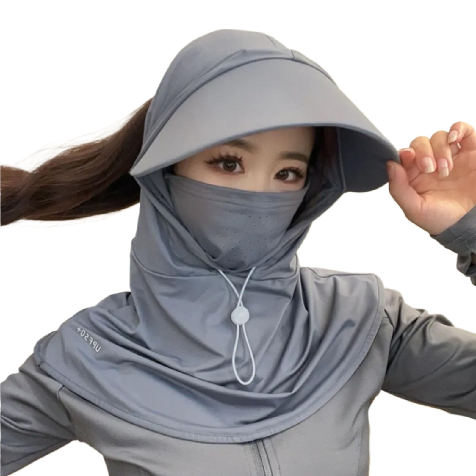 Balaclava Face CoverHood Breathable Full Head Mask Balaclava Mask Sun UV Protection Cycling Skiing Fishing Hat