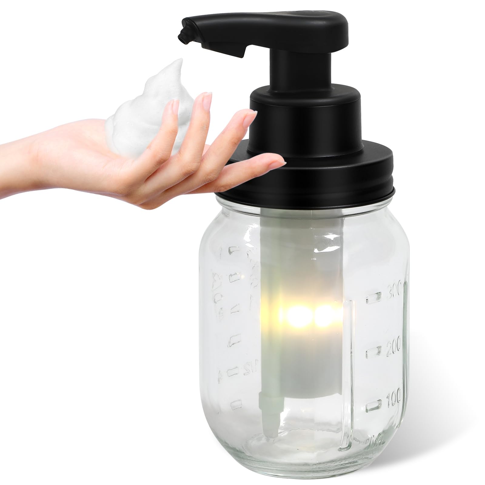 Distributeur De Savon Automatique 200 Ml - Distributeur De Savon Automatique 200 Ml Distributeur De Savon Liquide Sans Contact Avec Capteur Infrarouge Pour Salle De Bain Gris Brillant 95927340