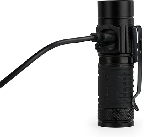 Miniatura 4 de LUXPRO Linterna LED recargable Pro Series de altos lúmenes, diseño compacto e impermeable con 3 modos, linterna brillante para exteriores,