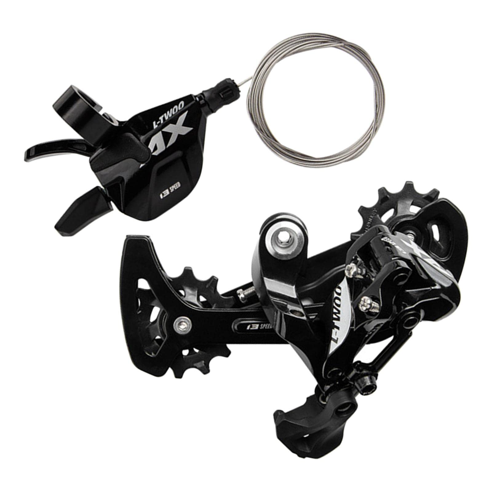 Juego de 13 cambios de cambio trasero para bicicleta MTB, aleación de aluminio de peso, tecnología de precisión, compatibilidad mejorada, para entusiastas de las bicicletas de montaña