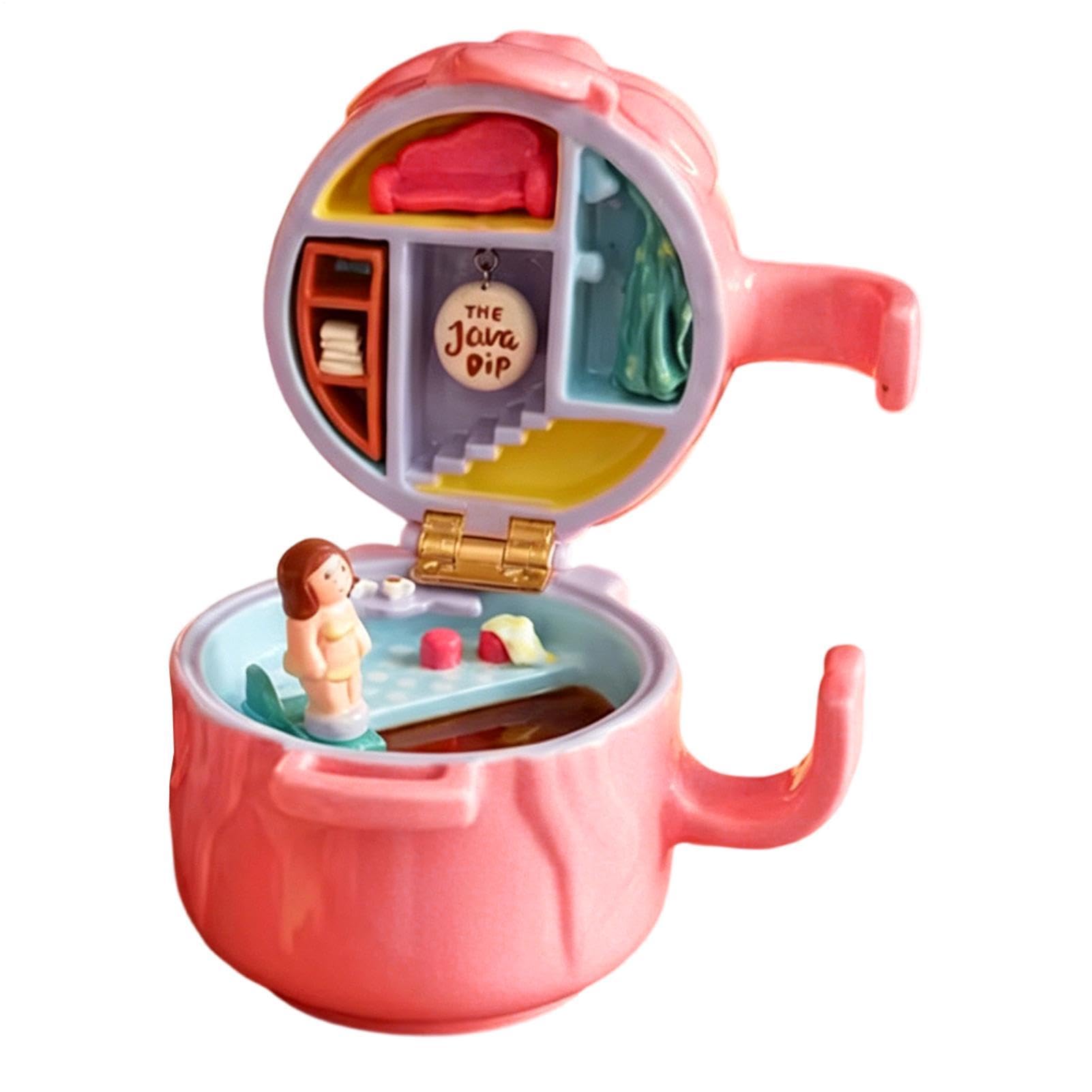 Petite maison de voyage compacte pour ranger les mini meubles