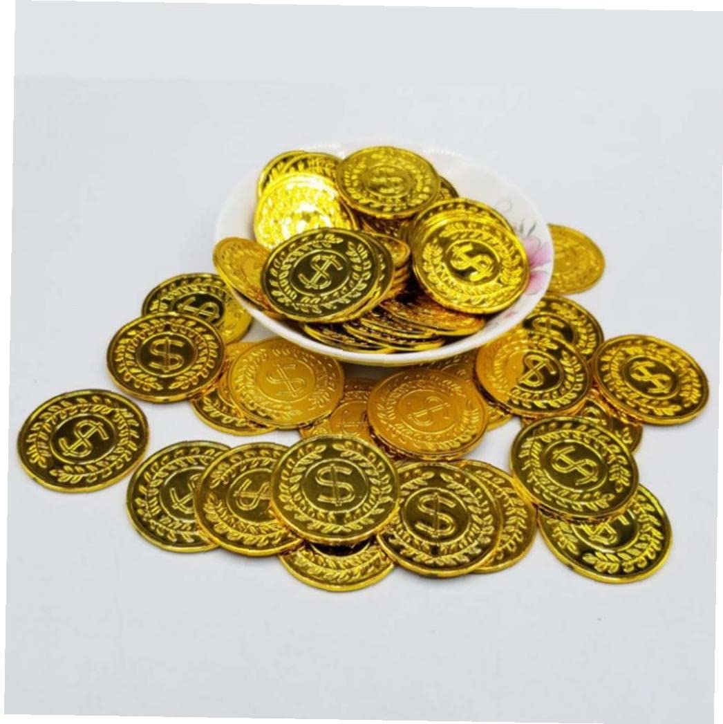 TOSSPER 100 stuks Casino Chips Bitcoin Model Plastic Gouden Munten Piraat  Game Poker Chips : Amazon.nl: Speelgoed & spellen