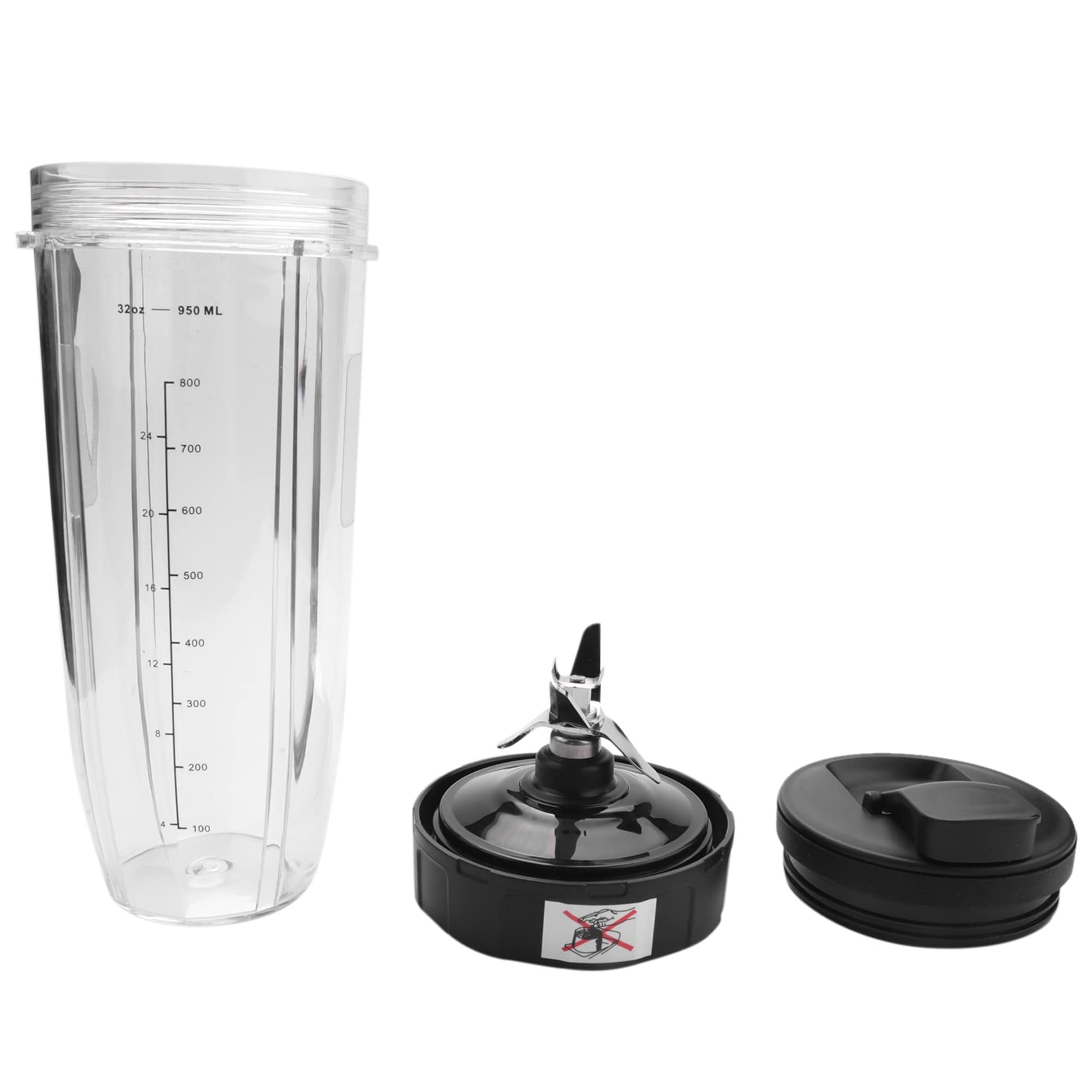 CTRLZS 32Oz Cup with Spout Lid and Blade 7 Fins Gear Replacement Parts Blade Assembly for BL450/BL456/ BL455