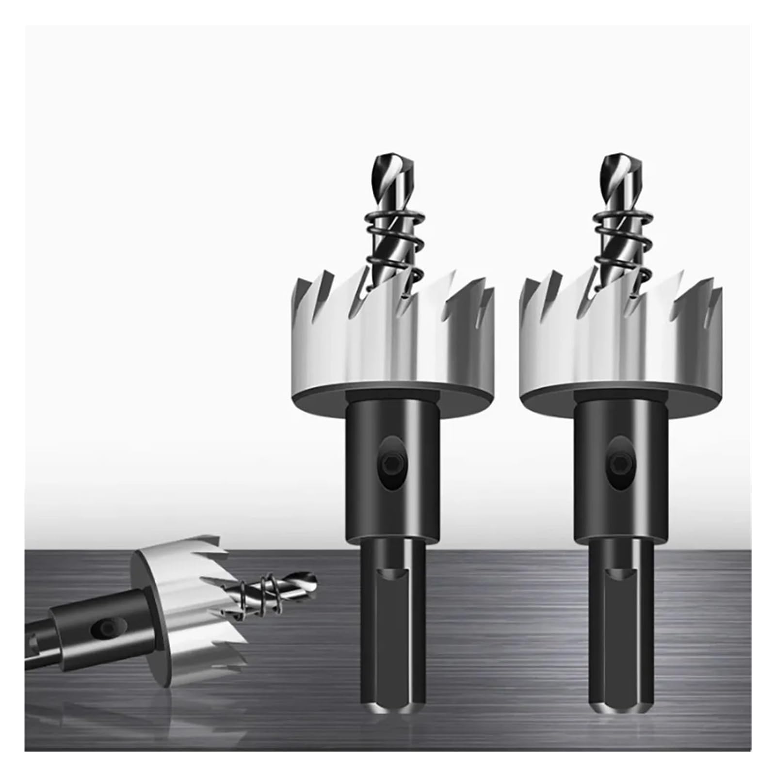 Herramienta de perforación de alta velocidad, kit, manual de 12-5100 mm, adecuada for brocas de aleación de metal de madera y acero inoxidable(53mm,1 piece)
