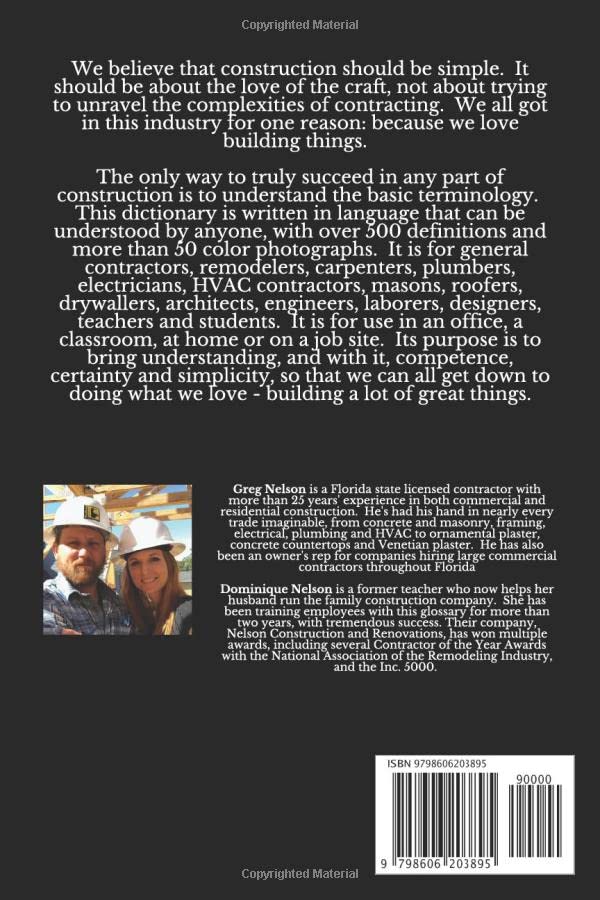 Construction Terms Simply Defined: A Dictionary of Construction and Design You Can Actually Understand