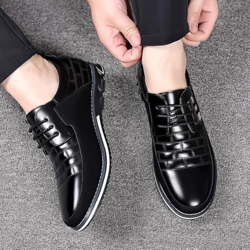 Image of Men's Premium Casual Lace Up Walking Shoes Business Driving Oxford Shoes
