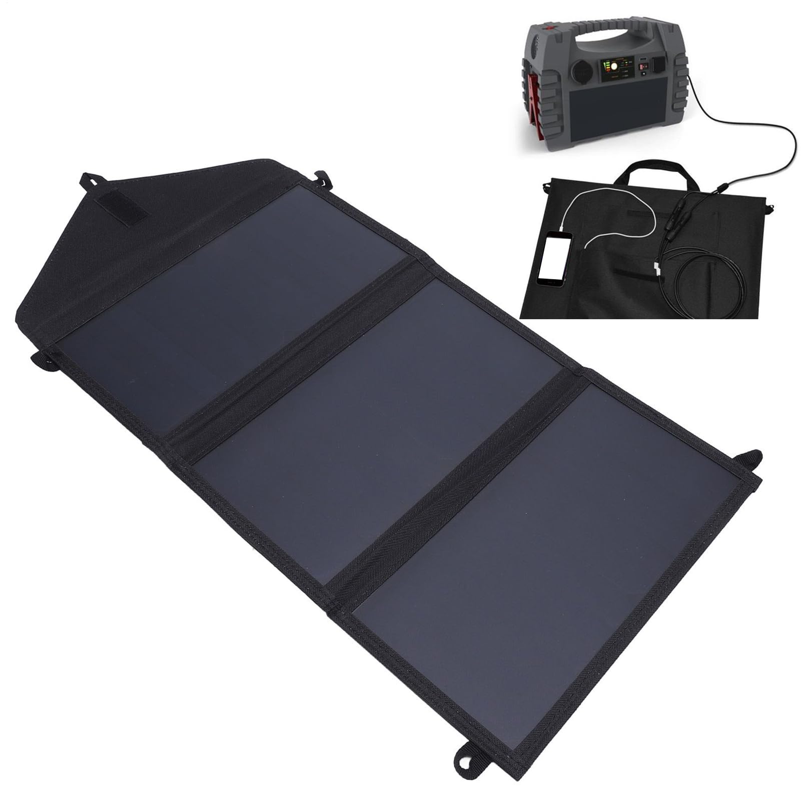 Pannello solare portatile, caricatore solare pieghevole Kit di