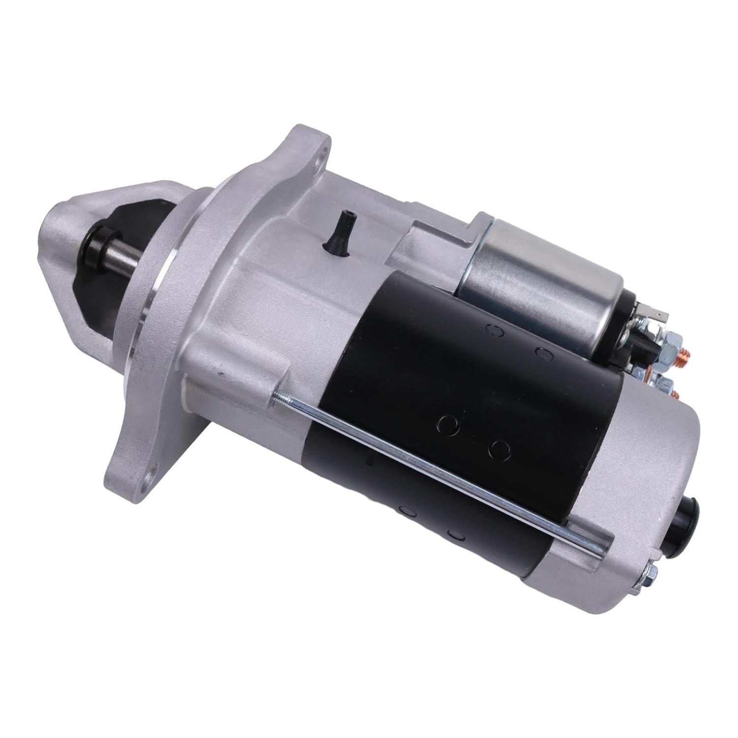 HOLDWELL 12V 2.6KW Starter Motor 500338953 82980757 Compatible with New Holland LD110 LB115 LB75B LB90 LB95 TN55 TN60 TN65 TN70 TN75 Case JX1070 JX1075 JX60 JX65 JX70