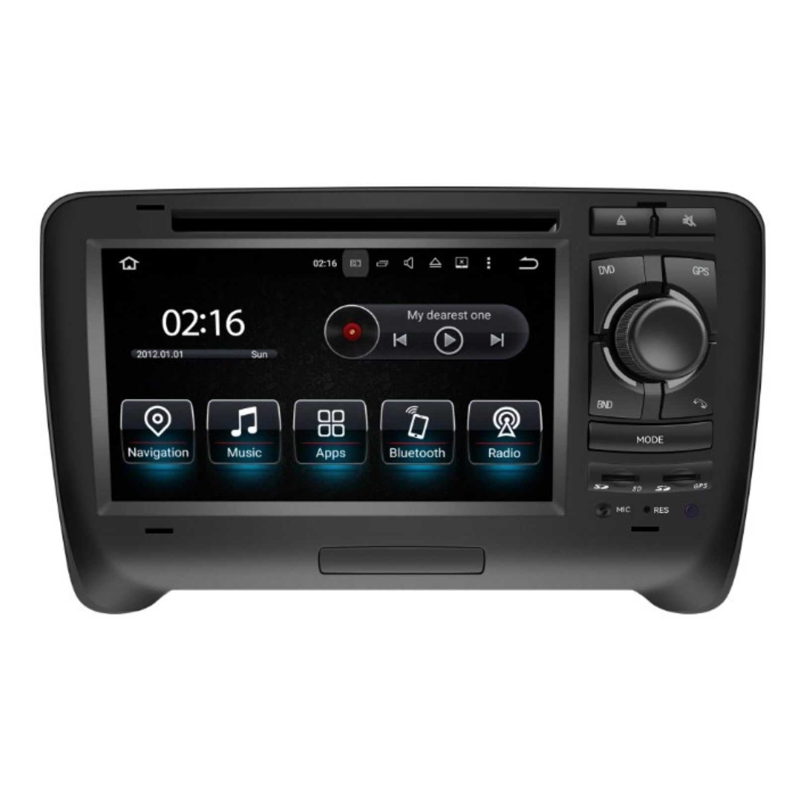 7 Inch Android Screen for Audi TT MK2 8J Radio,Wireless CarPlay