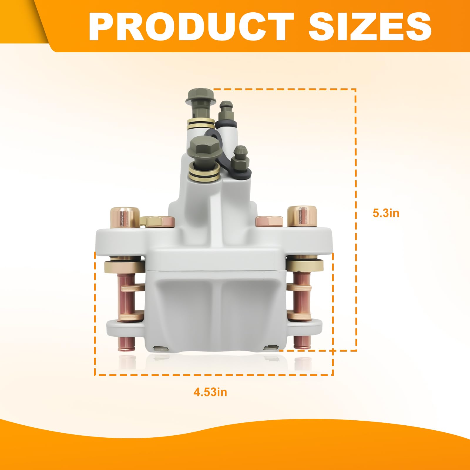 Rear Brake Caliper W/Pads 1910690 For Polaris Sportsman 400 4X4 - Foto 4