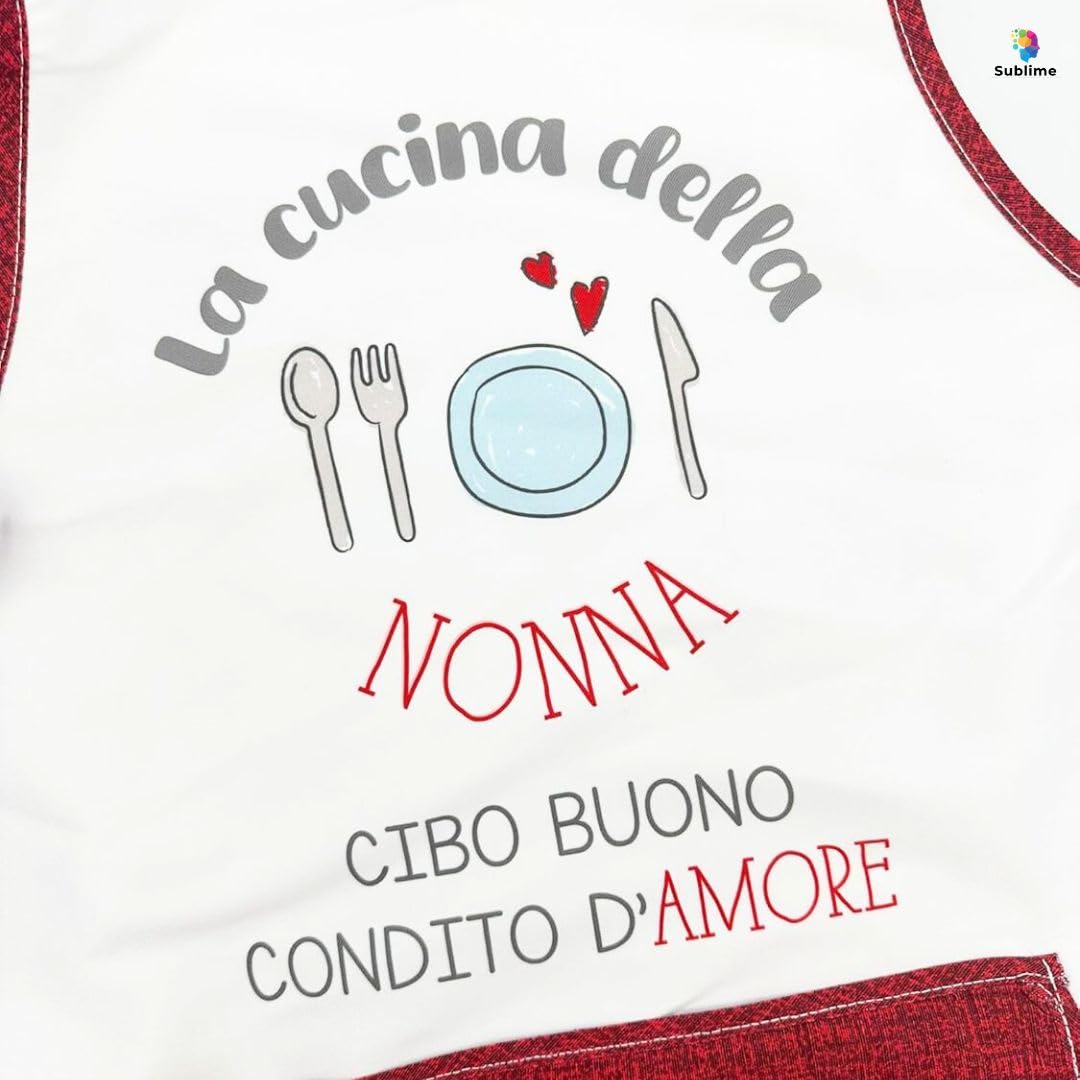 Grandma Party Gift Kit, Apron, Oven Glove, Kitchen Pot Holder, Gift Idea Grandma Kitchen - Image 3