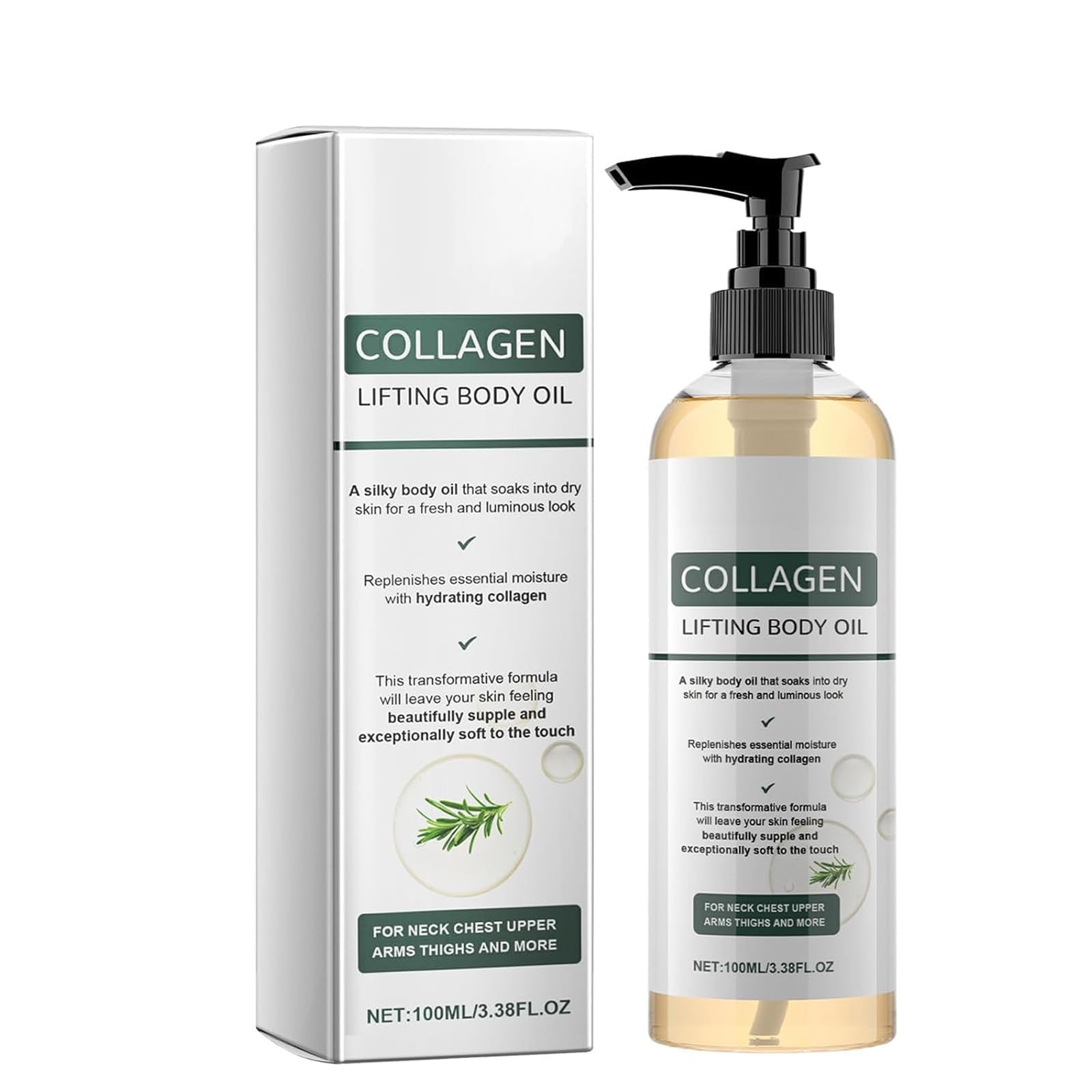 Collagen & Vitamin Enriched Firming Body Oil, 3.38 fl oz