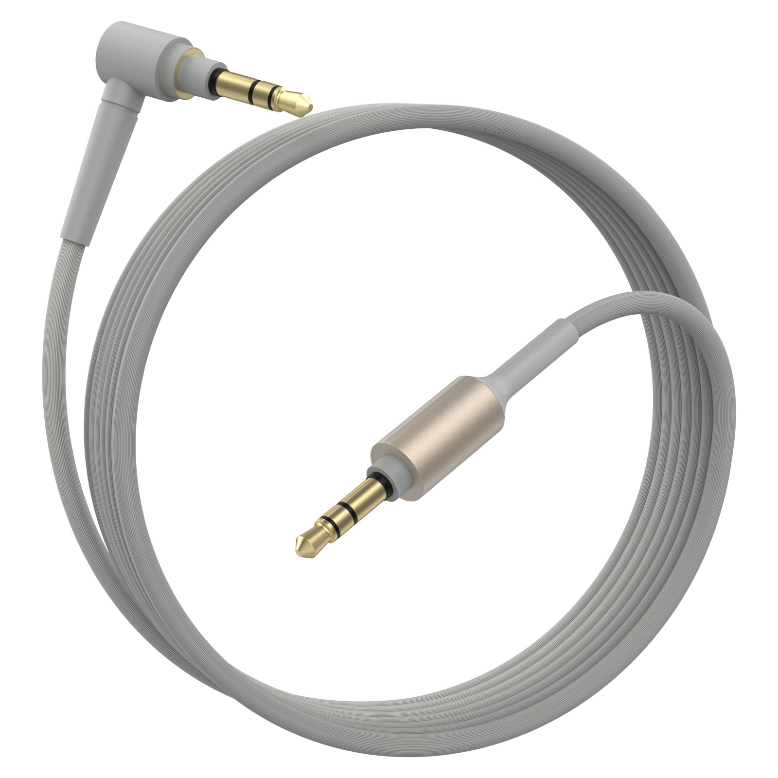 Cable de audio de repuesto WH-1000XM5 WH-1000XM4 para auriculares compatible con Sony MDR-1000X MDR-XB950BT WH-1000XM2 WH-1000XM3 WH-CH700N MDR-100ABN MDR-1ADAC MDR-XBBB950BT 950N1 Auriculares (gris)