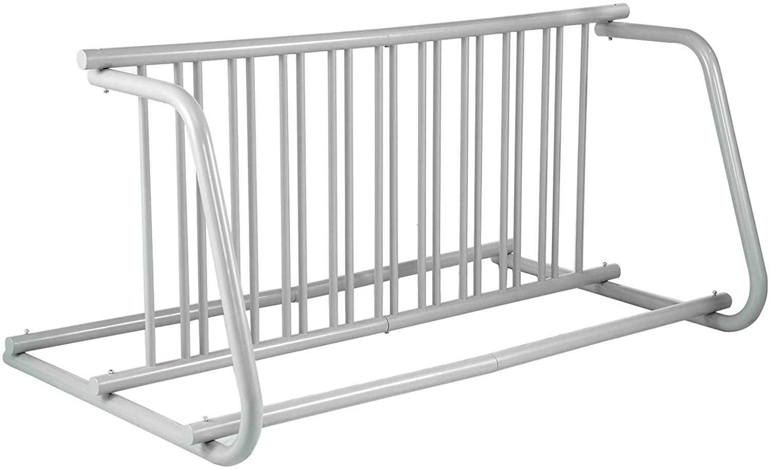 VEVOR Portabici da Pavimento per 10 Biciclette, Lunghezza 150 cm, Portabici in Acciaio, Capienza 10 Biciclette, Portabici per Garage, Strade, Cortili, Eventi Ciclistici