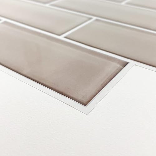 Miniatura 4 de RoomMates TIL4982FLT - Adhesivo de vidrio de mar gris pardo