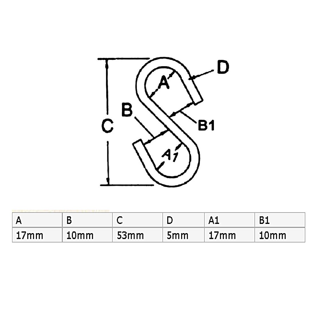 Aexit 5mm Thickness 201 Stainless Steel S Shaped Hook Hanger 10 Pcs (cc6ecae7e4378513a406a34d2e85379f)
