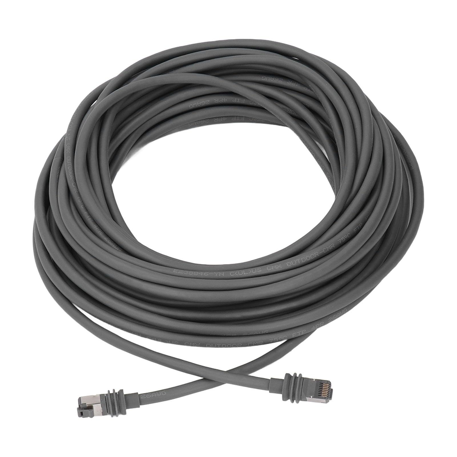 Cable de repuesto rectangular de 9 m, impermeable, de alta velocidad, para uso en Internet al aire libre, con soportes para cables