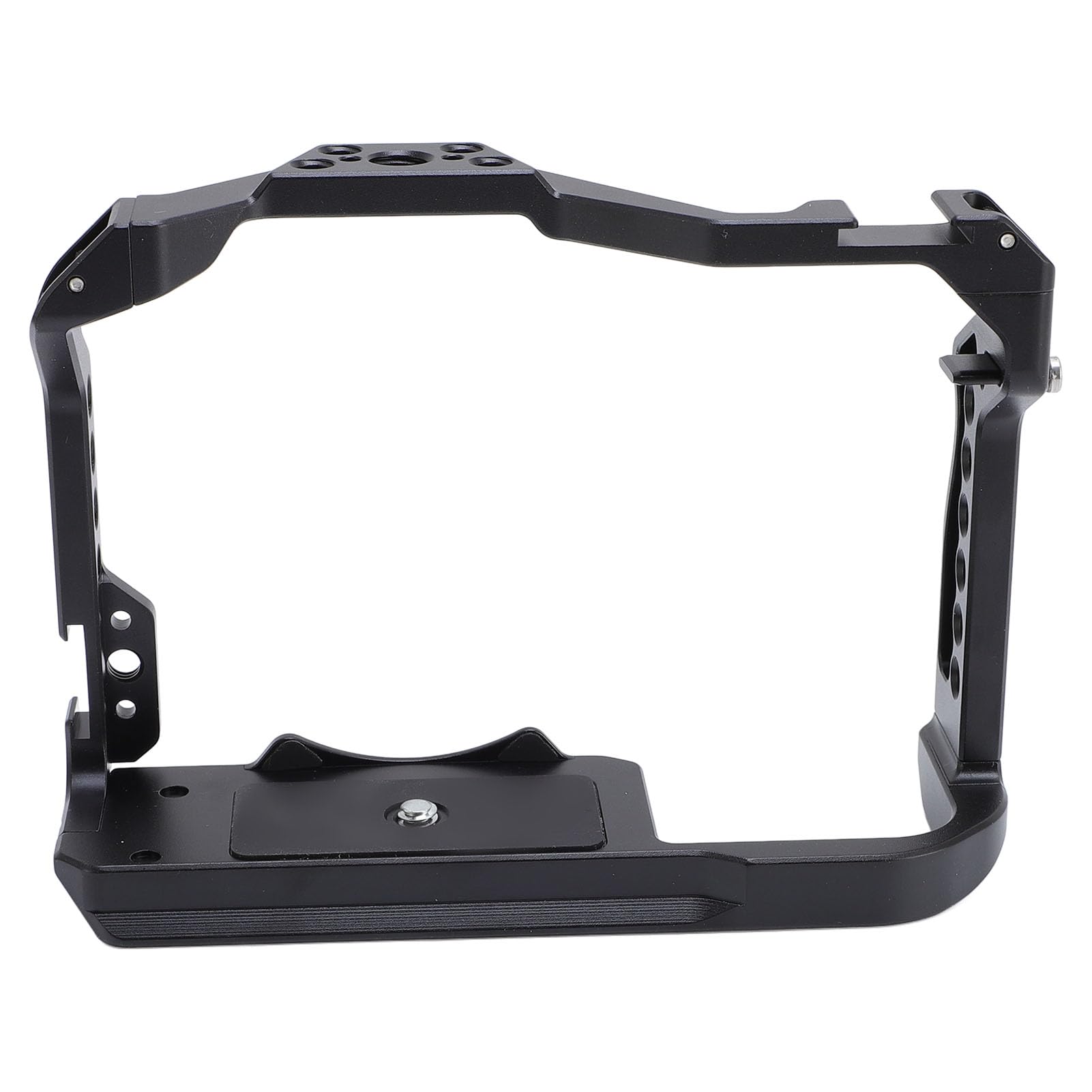 XUMIUZIY Camera Cage per R8, Telaio in Lega di Alluminio Rigido | Rig per telaio fotocamera per R8, con base Arca, slitta fredda, slot per cinghia, fori per viti da 1/4 3/8 pollici per