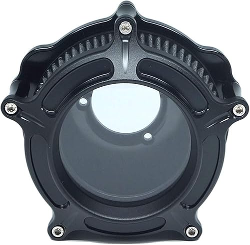 Kit limpiador de turbina de motocicleta de admisión de filtro de aire, corte CNC, cromado para Harley Touring Street Glide 2008-2016 Softail