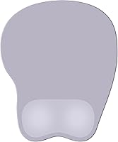 Vista 34 de Alfombrilla para mouse con soporte de muñeca, almohadilla antideslizante para mouse para oficina, computadora, laptop y Mac, cómoda y ligera