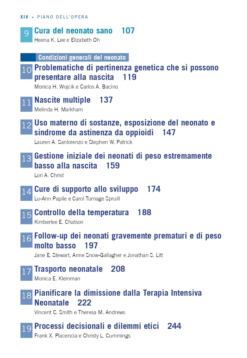 Cloherty e Stark’s. Manuale di neonatologia