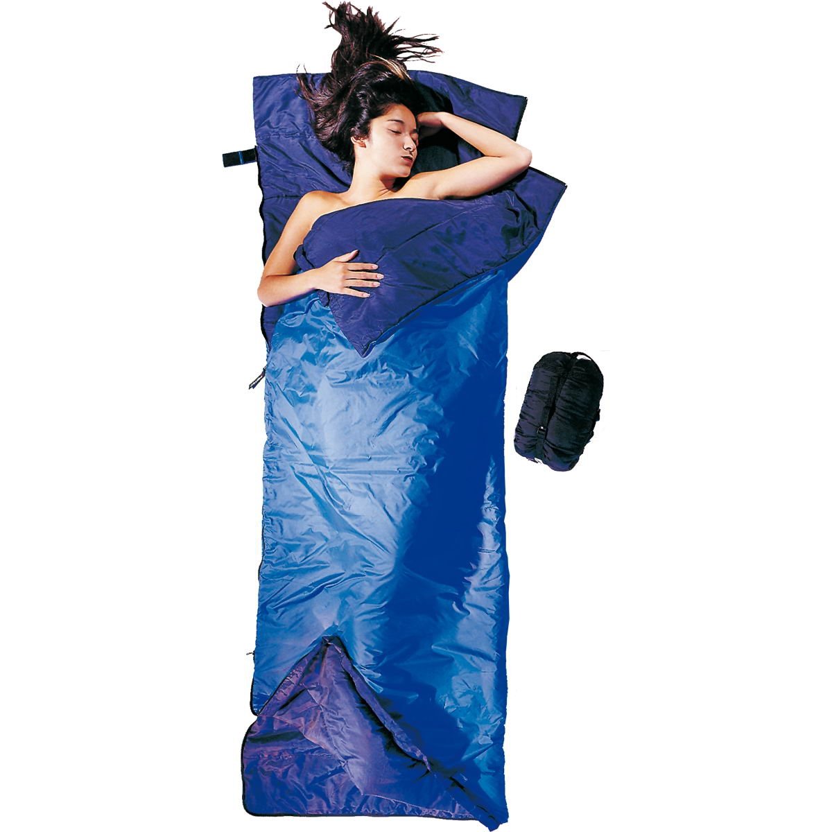 Cocoon Silk Tropic Reiseschlafsack, 200 x 81 cm, Königsblau