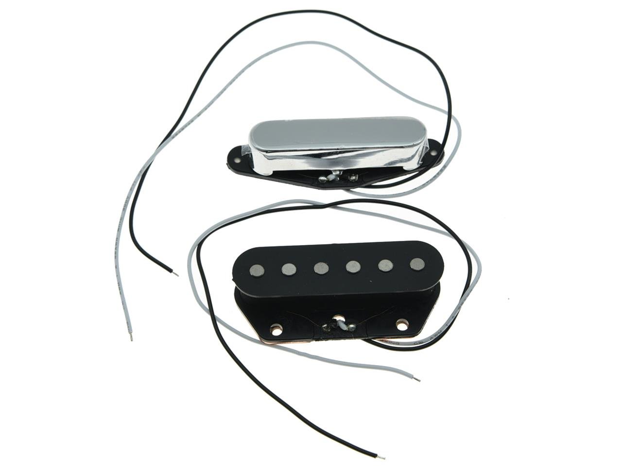 dopro Set von 2 Vintage Sound Tele Pickups Alnico 5-Tele Hals/Steg Tonabnehmer für Telecaster Gitarren