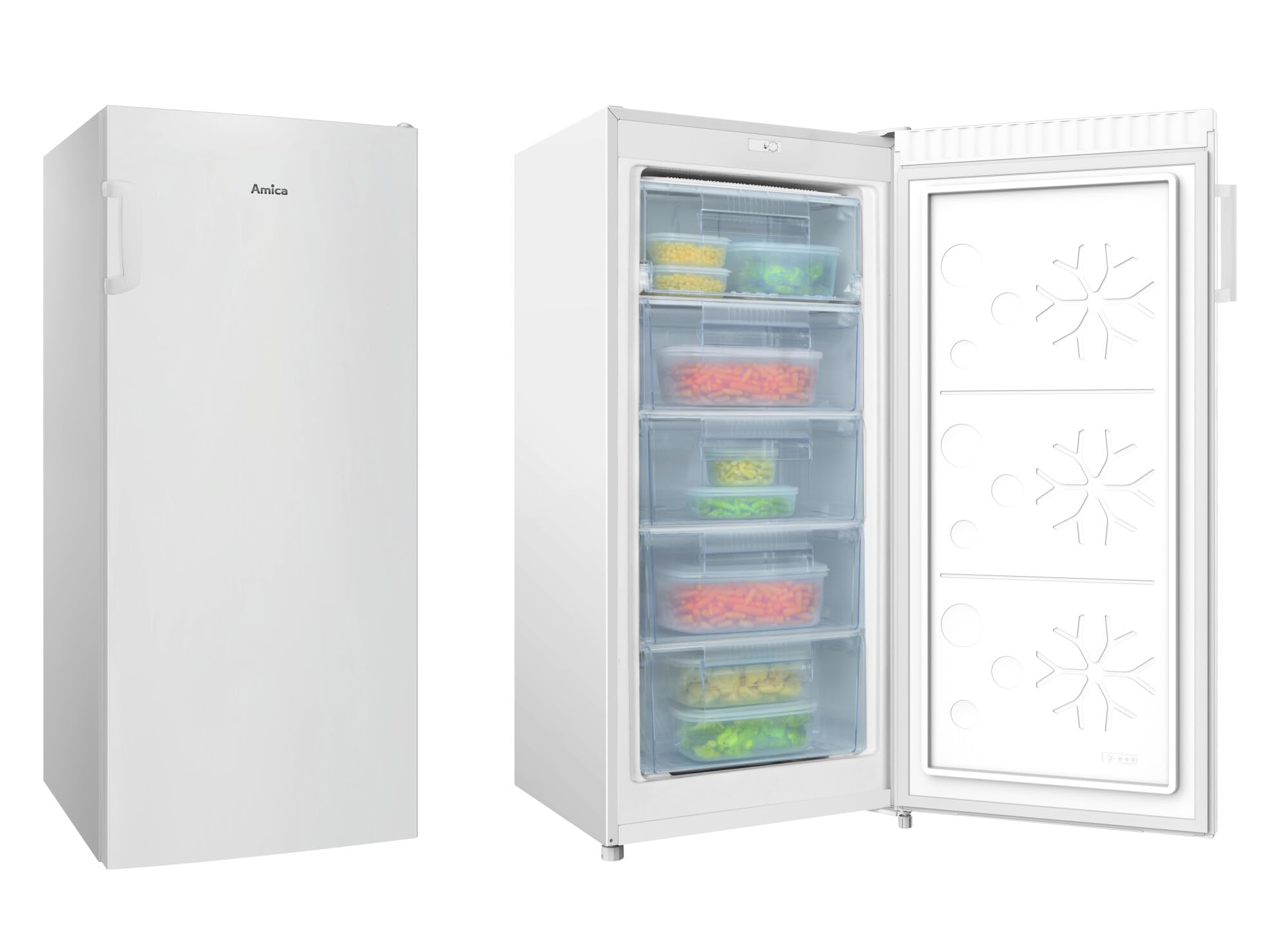 Amica Gefrierschrank GS 321 110 W / 145 l/EEK E/FrostControl