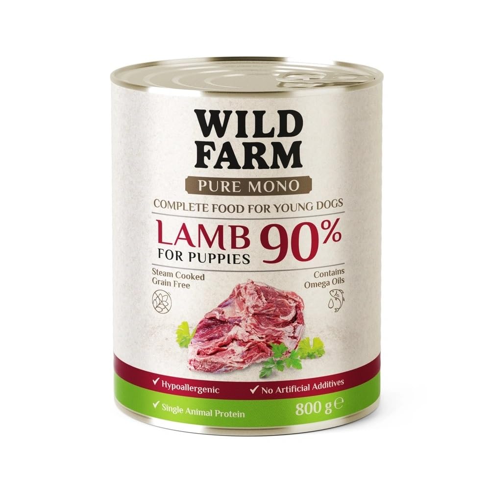 Cibo per cani Pure Mono Lamb Puppy 6 x 800 g monoproteico