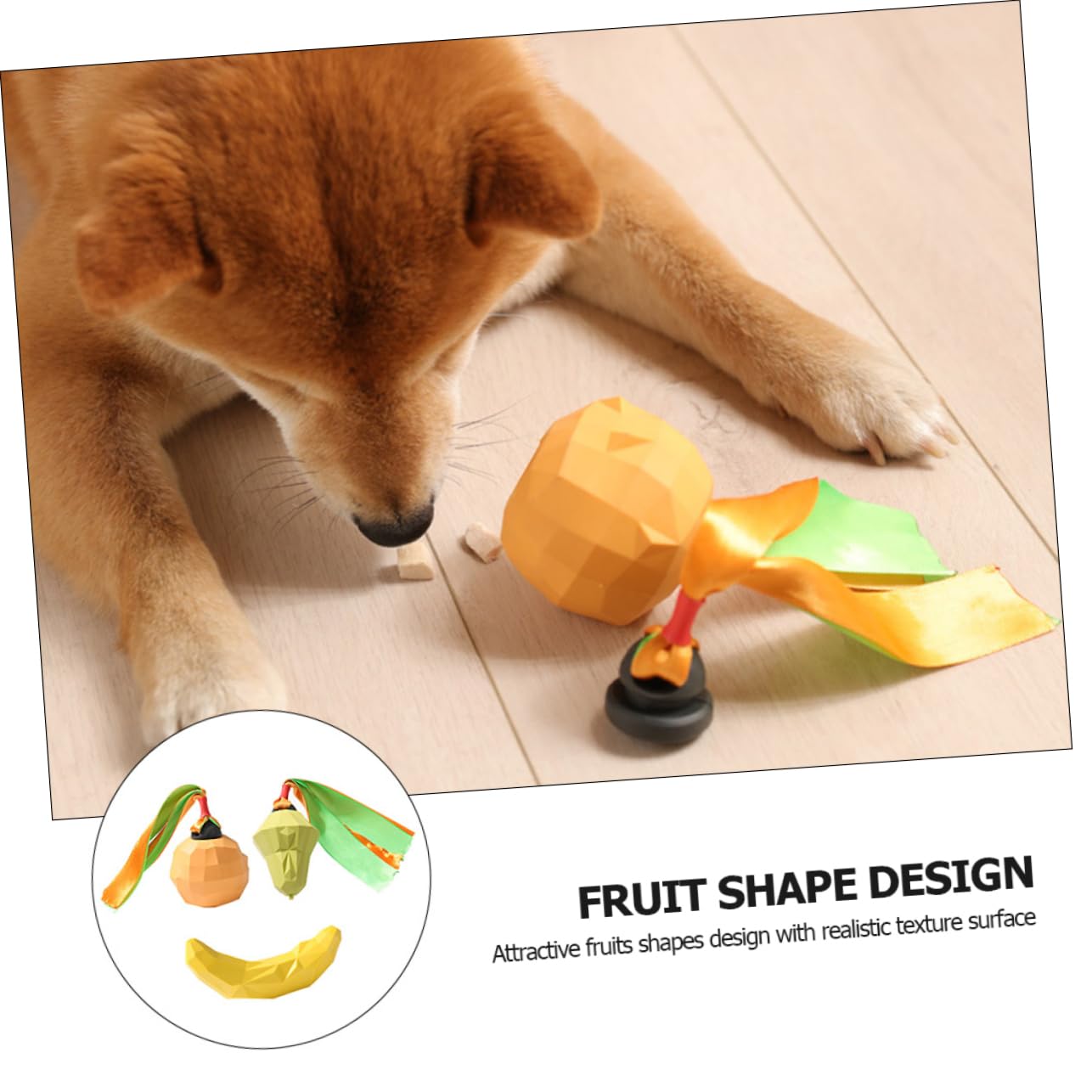 Kisangel 6stücke Teiliges Interaktives Kauspielzeug Für Hunde Aus Gummi Fruchtige Quietschspielzeuge Zur Zahnpflege Langsames Futterspielzeug Mit Molarfunktion Für Spielerische