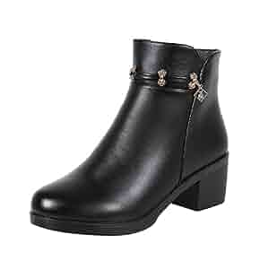 Y’s lady’s short boots black 25〜25,5cm Amazon.com | ZSpzx Women's Casual Cut Out Ankle Boots Slip