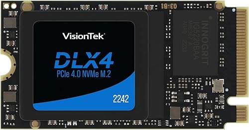 Miniatura 1 de VisionTek 1TB M.2 2242 NVME DLX4 PCIe Gen4 x4-901562