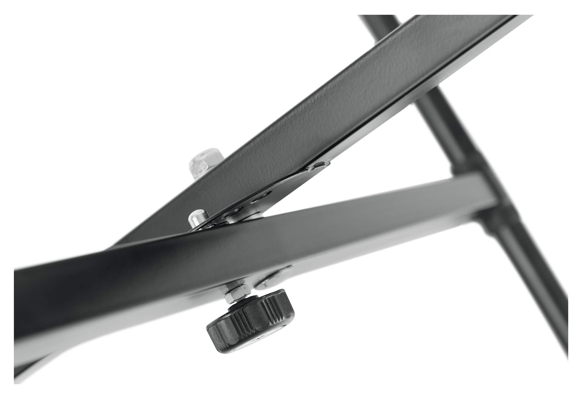 FunKey Supporto Tastiera con Struttura a X - Chiusura a Strappo Affidabile - Con Manicotti Antiscivolo Integrati - Supporto dal Design Pieghevole - Include Cinghie di Fissaggio Robuste