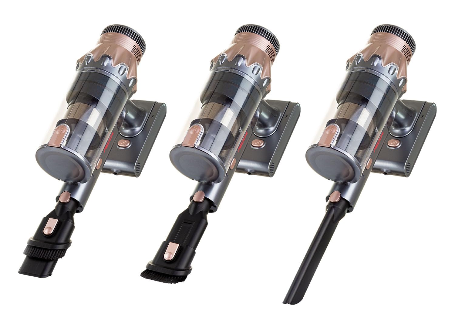 Necchi AutoPower 500 Aspirapolvere senza Fili, Display LED Touch, 4 livelli di potenza regolabili, modalità auto con sensore polvere integrato, autonomia fino a 55 minuti