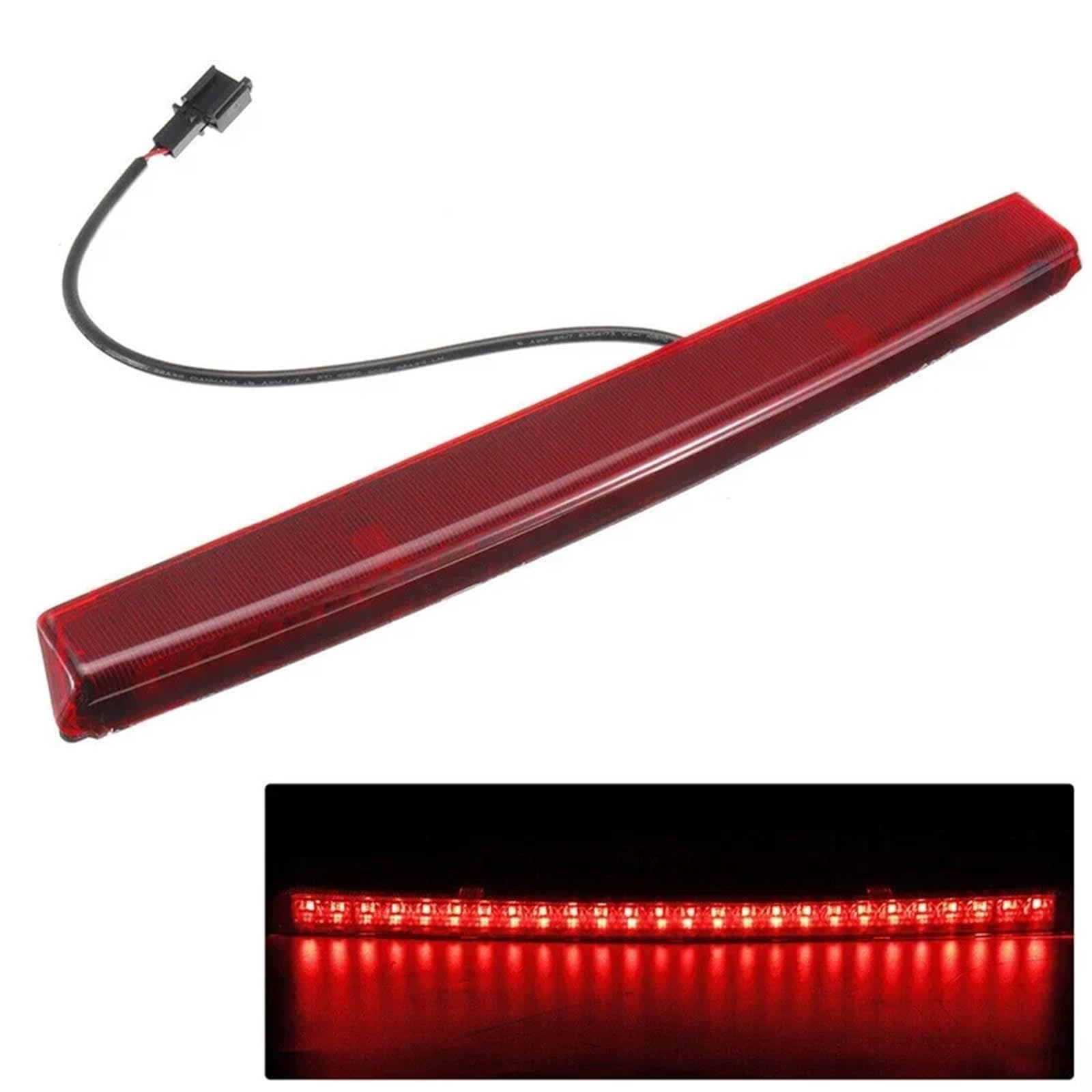 Do Scirocco Do Golf MK5 1K6 945 097 F wysoki ogon sygnału hamulca Achterremlichten LED derde remlicht voor auto(Red)