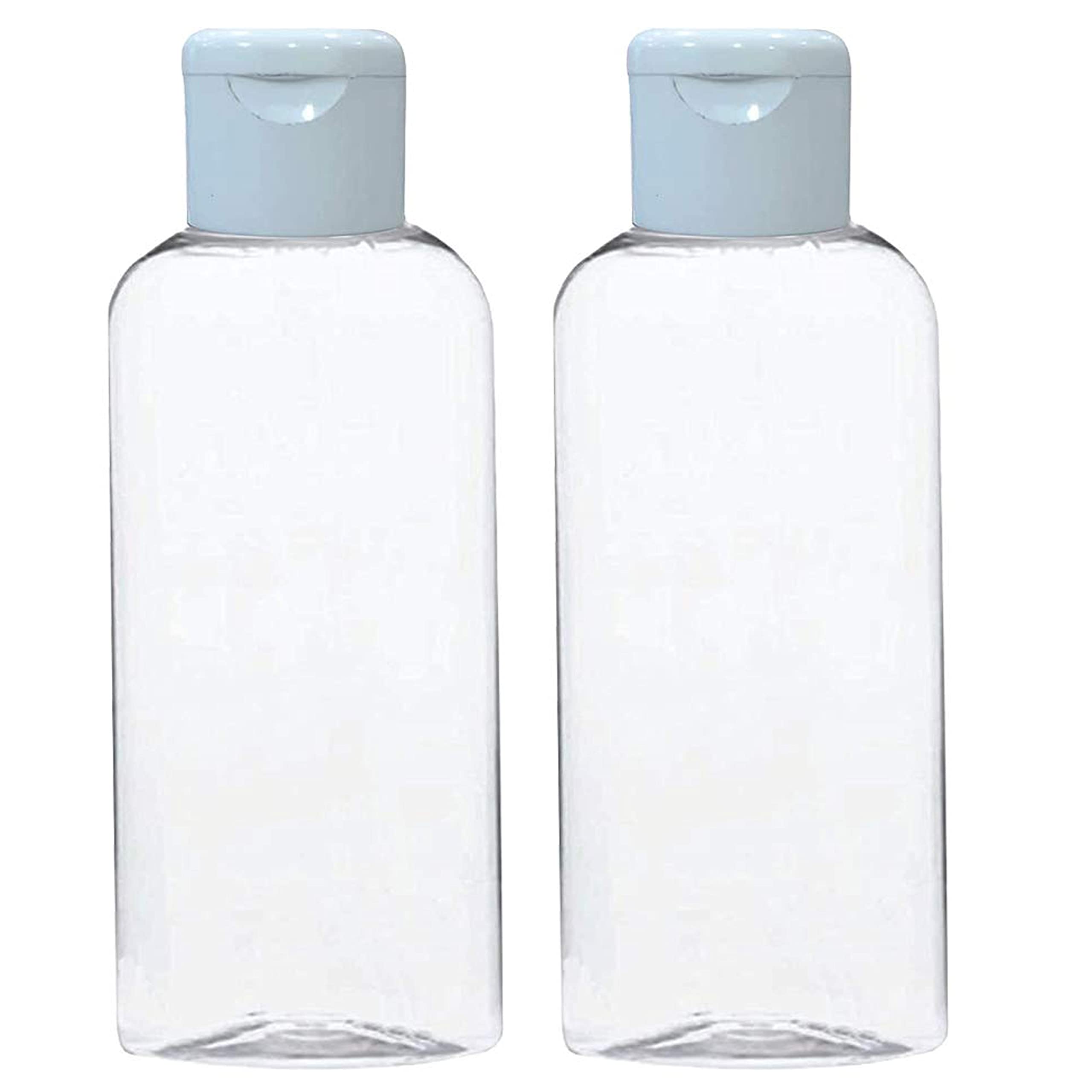 200ml Empty Clear Plastic Bottles Refillable Travel Size Cosmetic Containers Leak Proof Squeeze Bottles with White Flip Cap for Toiletries,Shampoo.(Pack of 2)-image-45
