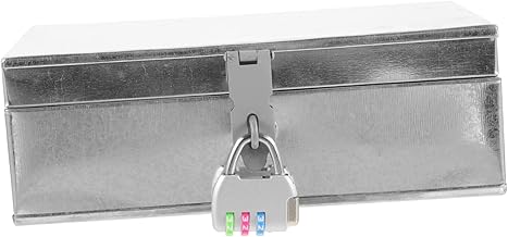 Uonlytech Caixa De Ferramentas Caixa De Armazenamento Para Carro Caixa De Armazenamento Com Parafusos De Bloqueio Organizador Caixa De Ferramentas Vazia Mini Caixa De Ferramentas Para Carro