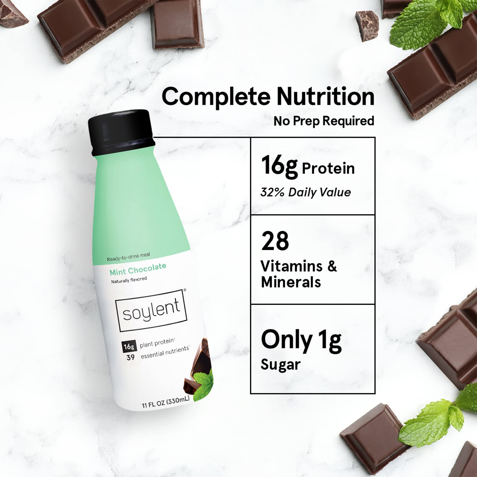Slim Chocolate Meal Replacement Shakes 10 X 29g - Groceries