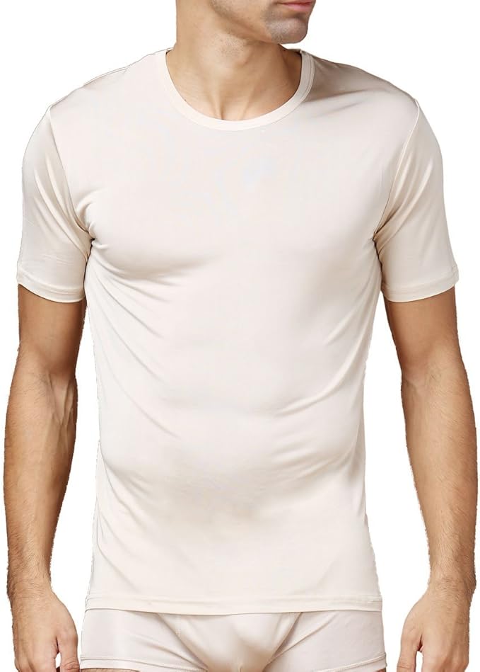シルク　トップス　チュニック　ニットTシャツ　ジャケットインナー　絹✨silk お得な3枚セット】 シルクタンクトップ S/M/L/LL | インナー