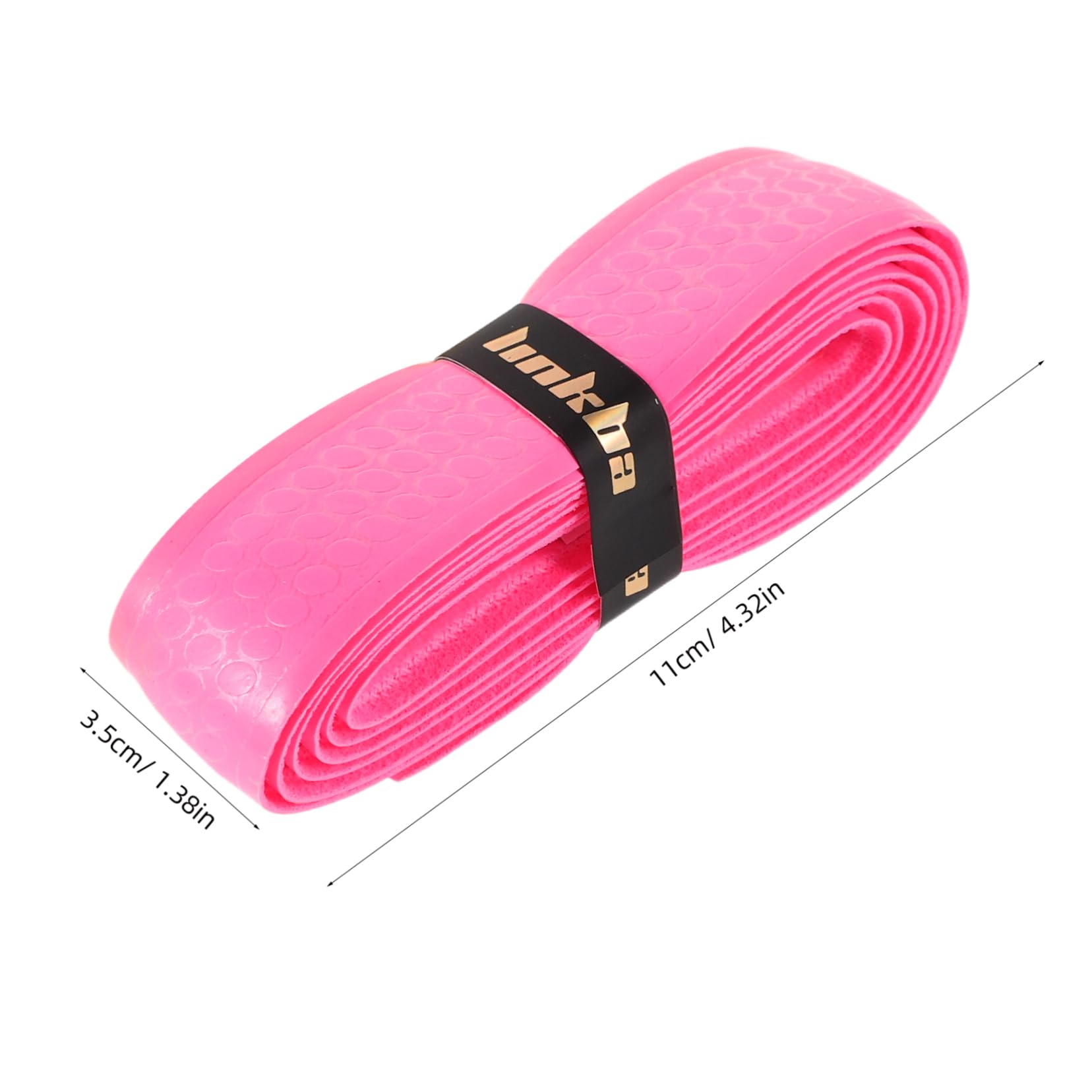 Abaodam 2Pcs Racket Grip Tape Durable Sweat Absorbing Overgrip for Tennis Badminton Squash Slip Bands with Precision Pressure Points for Enhanced Comfort