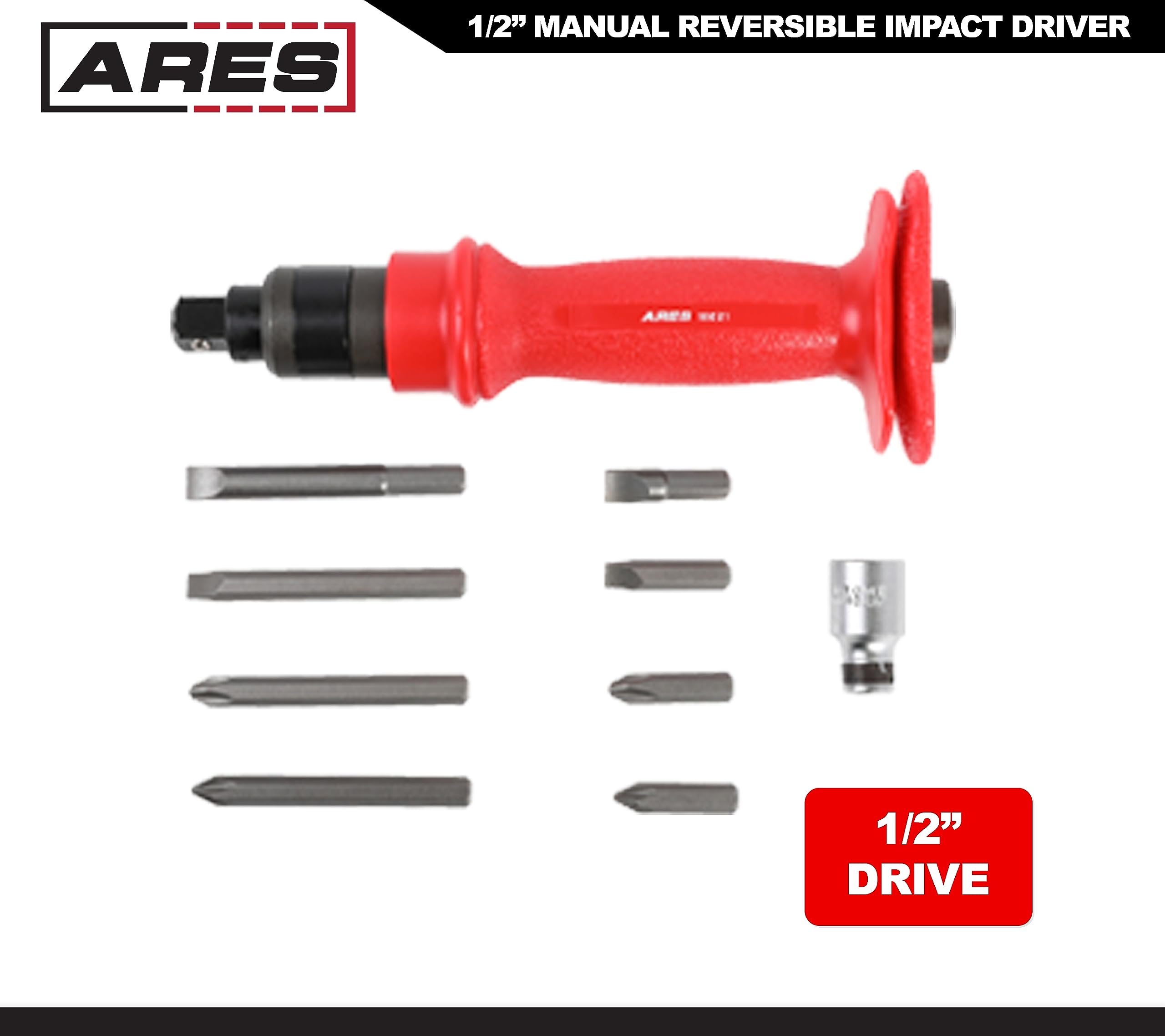 ワイト　ARS10+ Amazon.com: ARES 18021-1/2-Inch Manual Reversible Impact