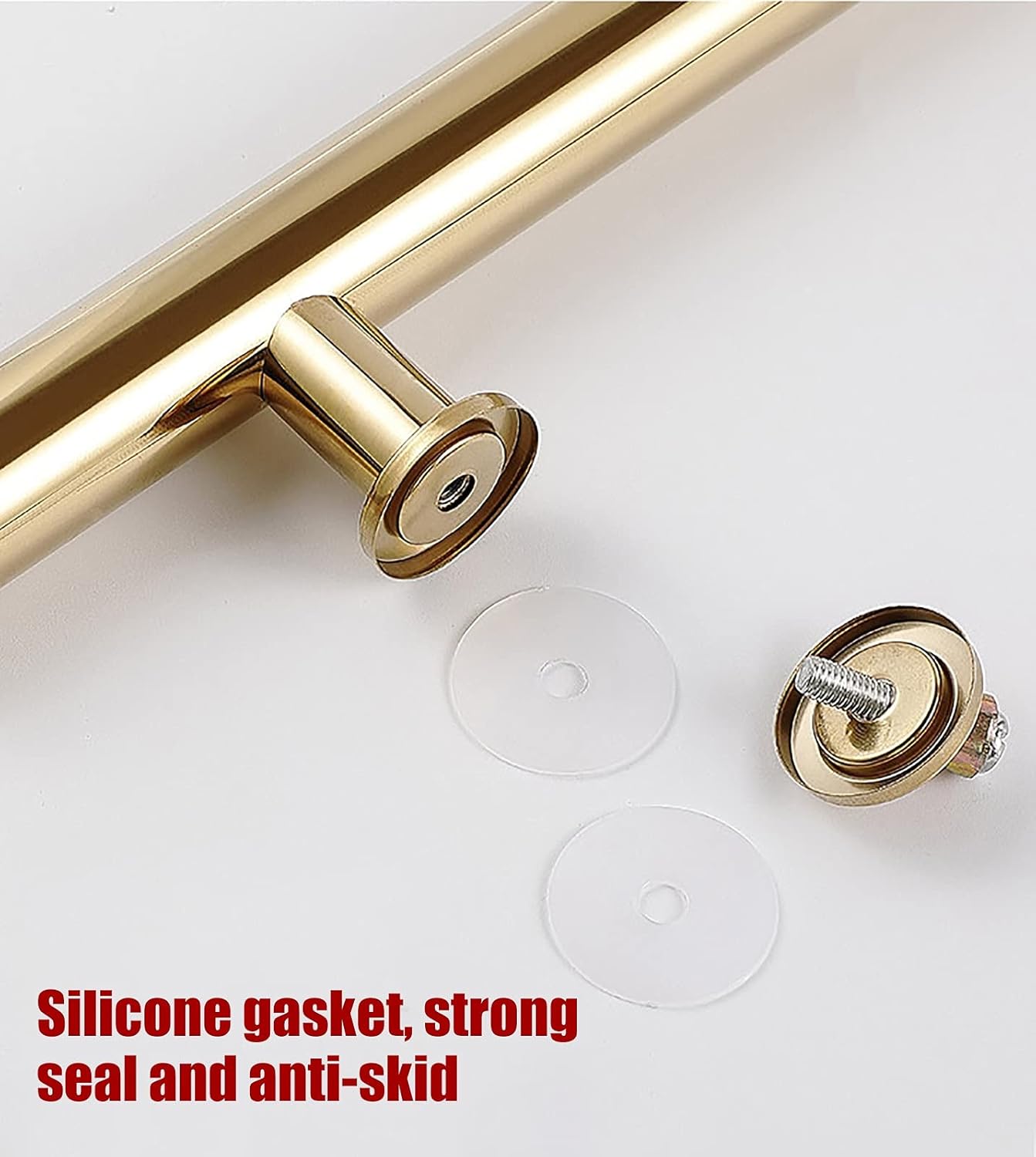 Door Handle Commercial Stainless Steel Push Pull for Glass Or Wooden Doors, Heavy Duty Brushed Sliding Barn Door Handle Pull, Back-to-Back Model (Color : Black, Size : 60Cm/23.6In) (Black 80