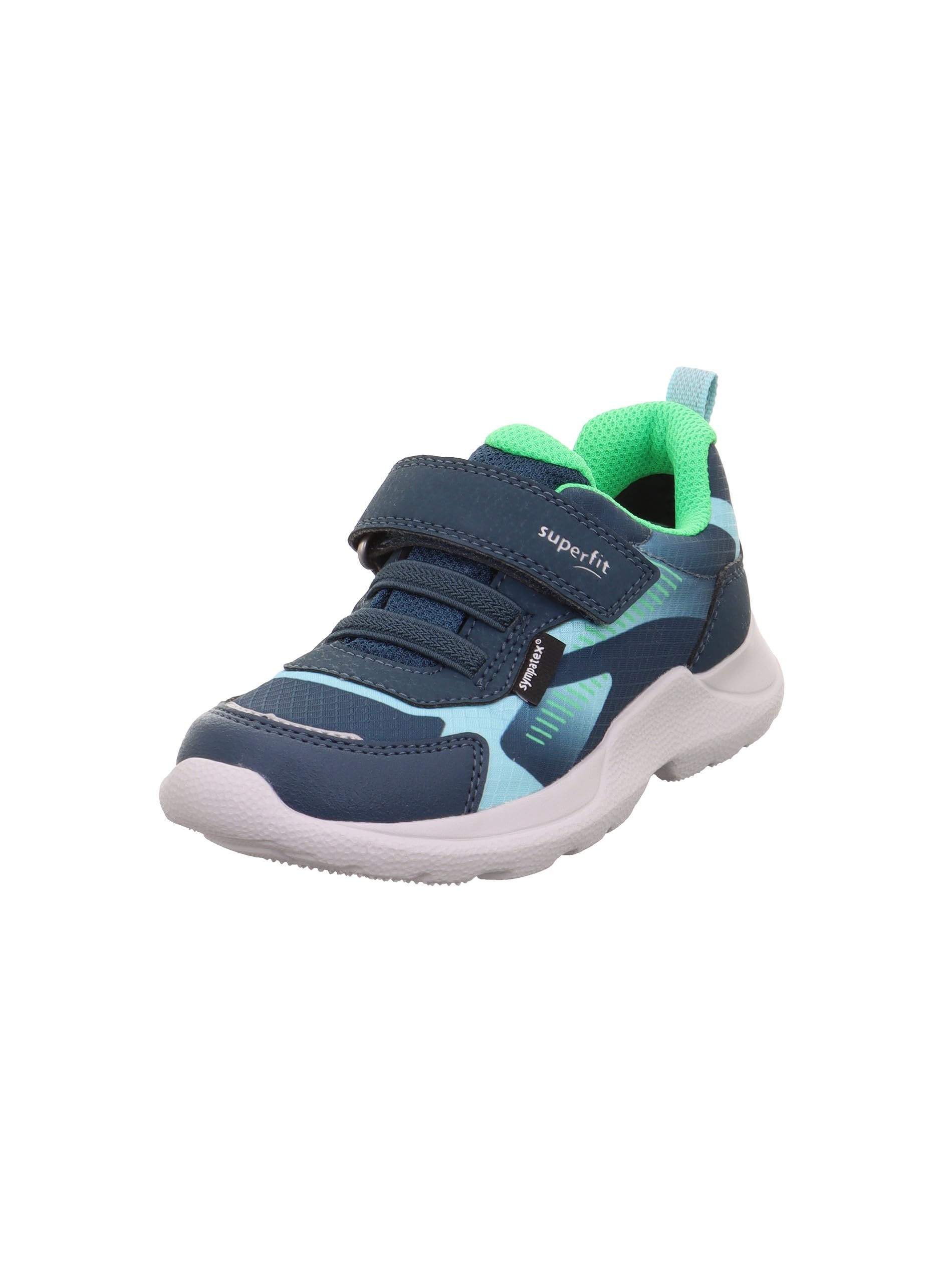 Superfit Rush Trainers, Blue/Light Green 8020, 36 EU