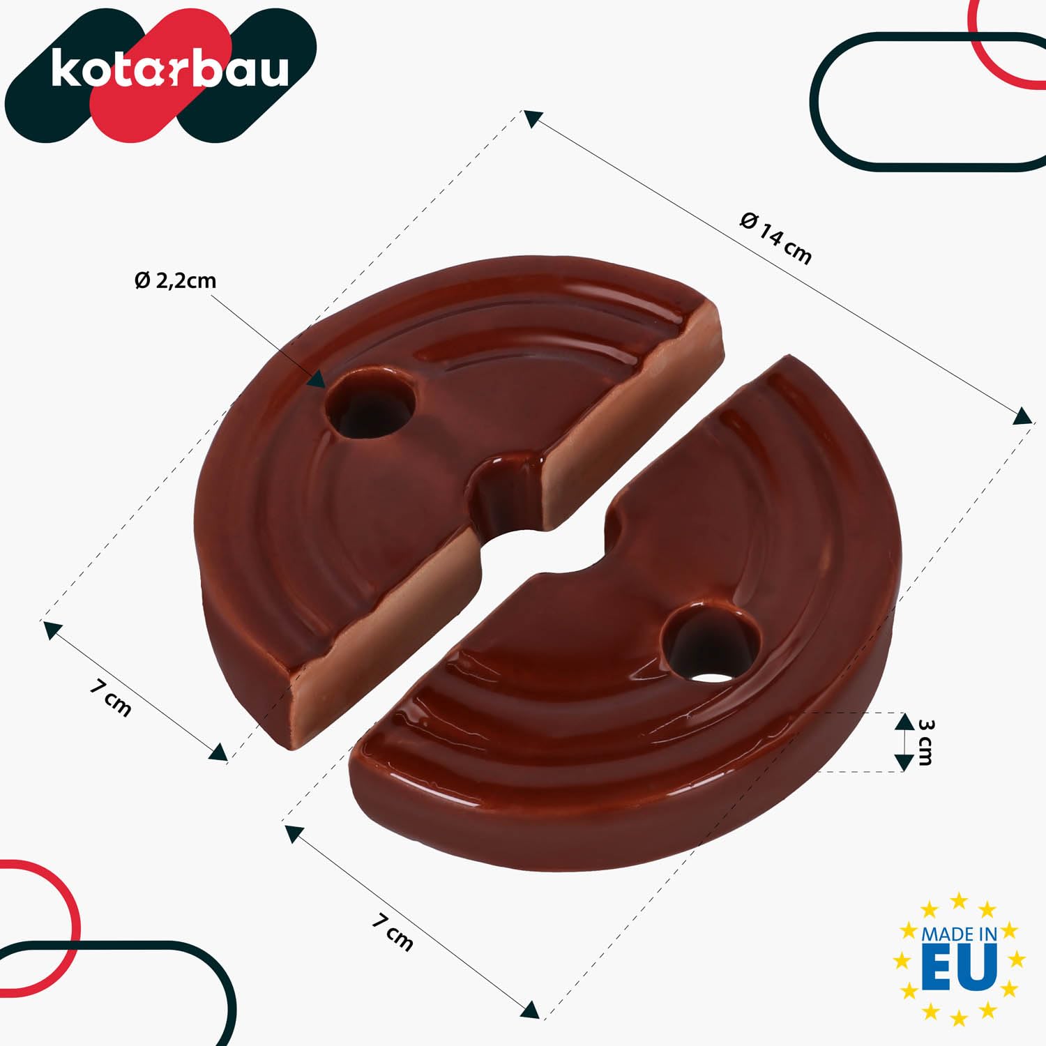 Lot De 4 Poids De Fermentation En Verre - Diamètre 7 Cm, Pour Bocaux, Légumes, Choucroute, Kimchi