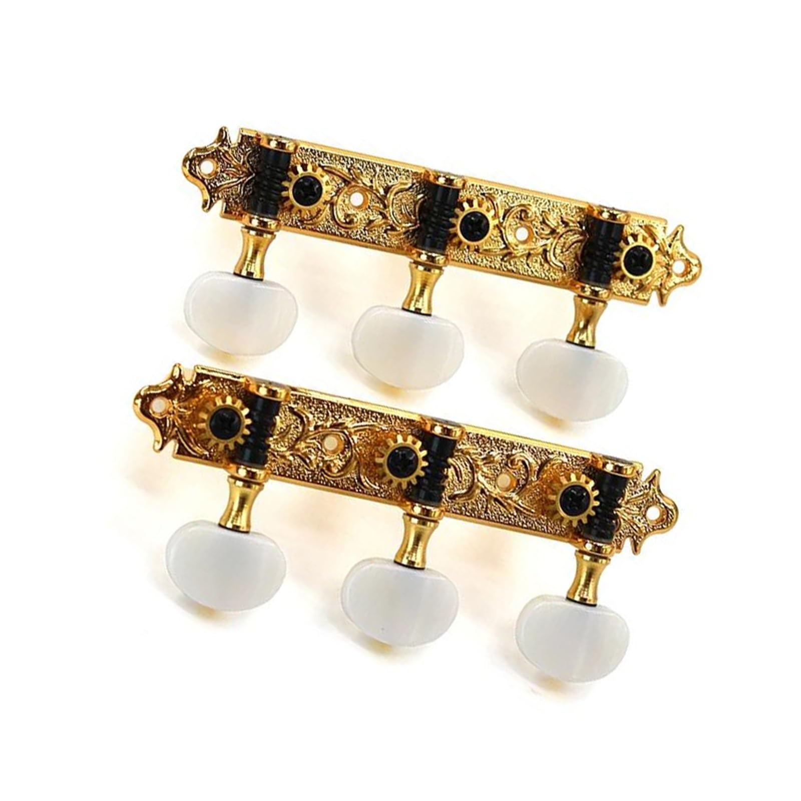 Afinadores De Guitarra Clásica 3 En 1 Accesorios Metálicos Con Tornillos Clavijas Guitarra